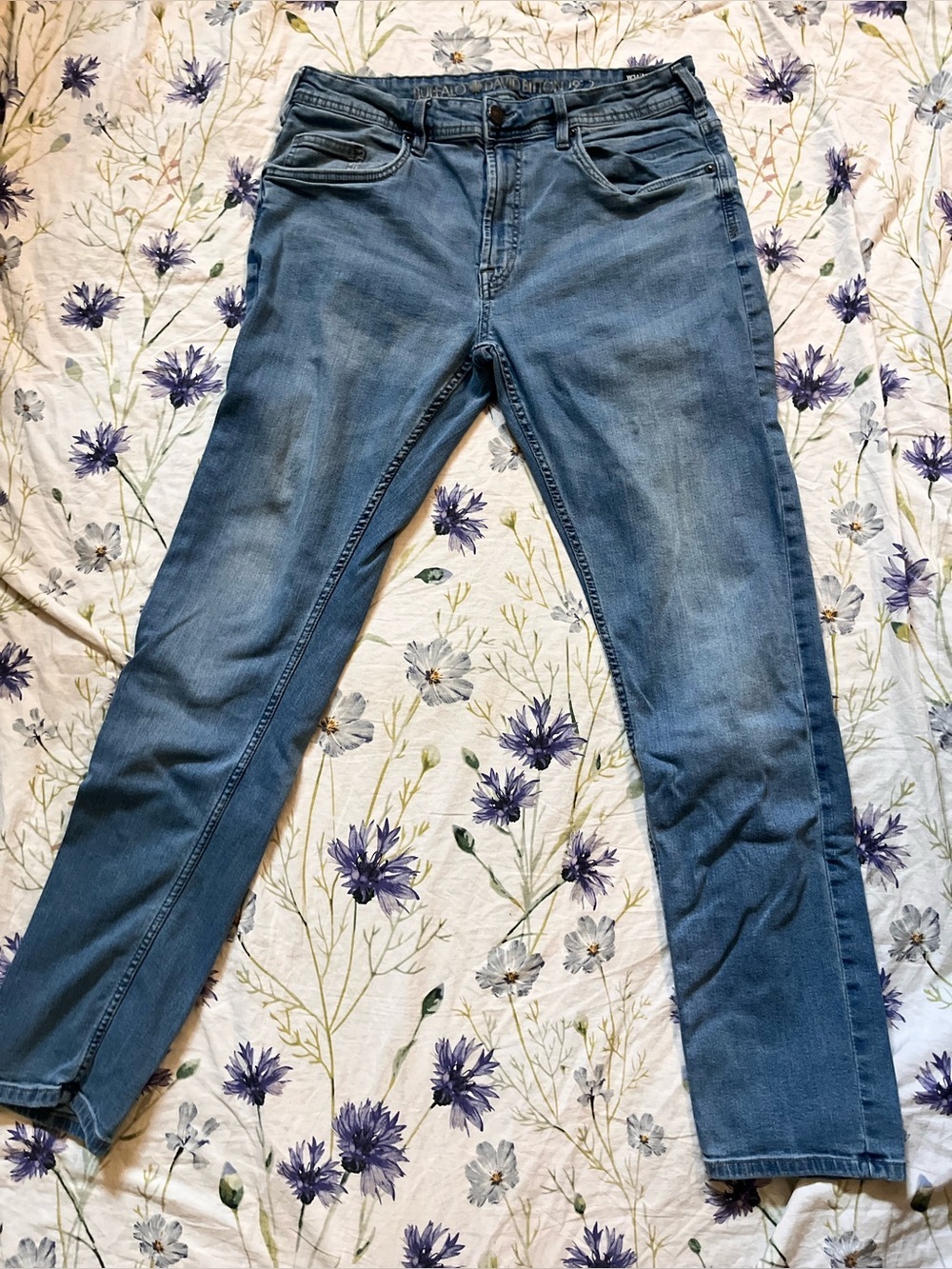 Buffalo David Bitton MAX-X Slim Straight Jeans Mens Size 34/32 RN 149851